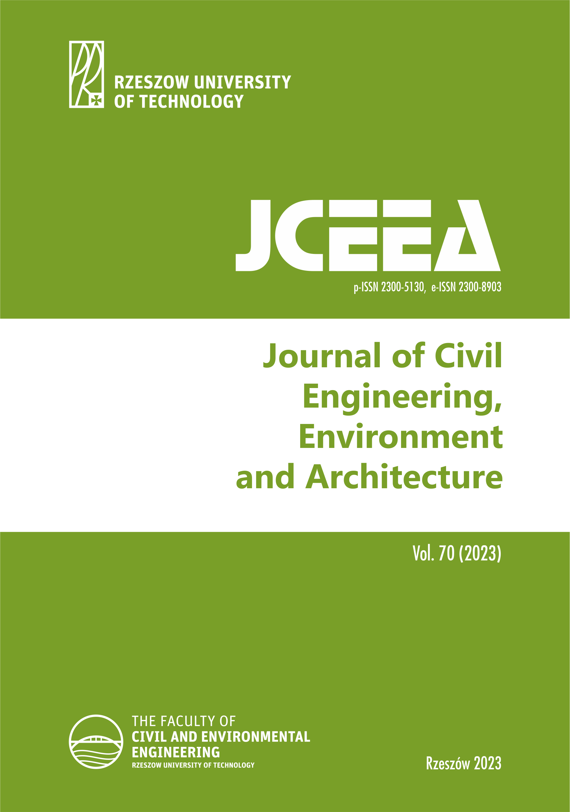 JCEEA 70 (2023) Cover page